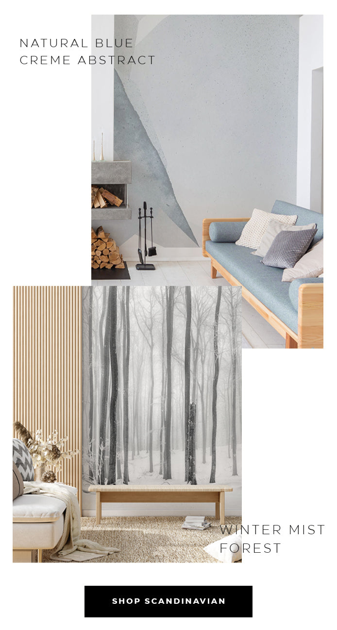 minimal style home decor and wall murals