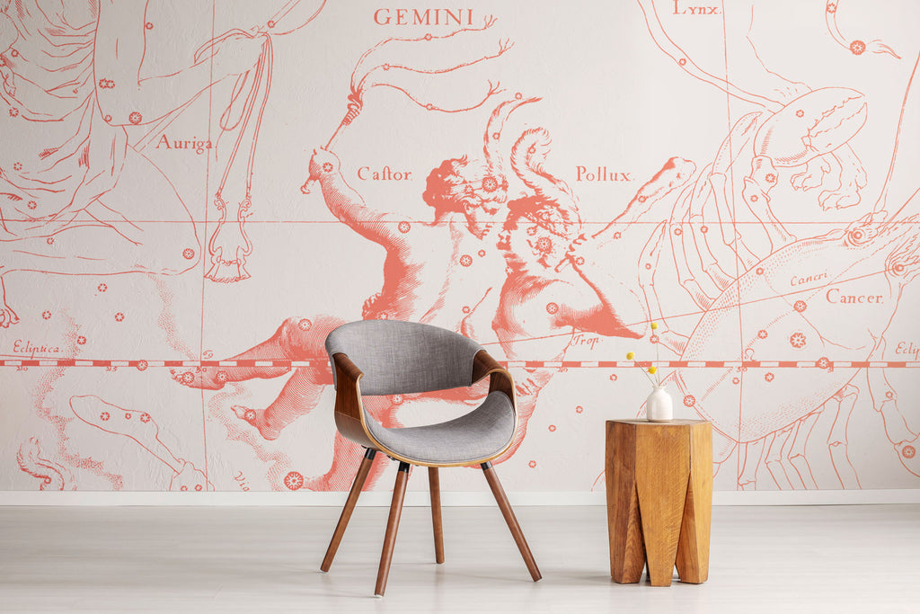 Zodiac astrology sign gemini wallpaper and wall mural