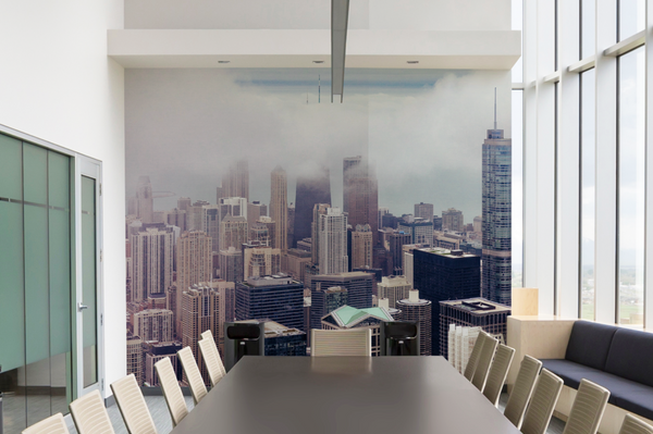 Business Wall Mural Corporate eazywallz decor idea