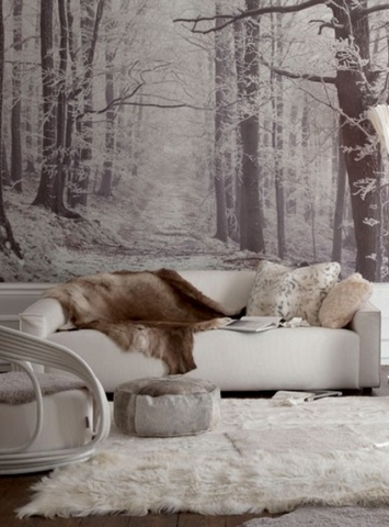 forest wall murals eazywallz wallpaper trees nature 