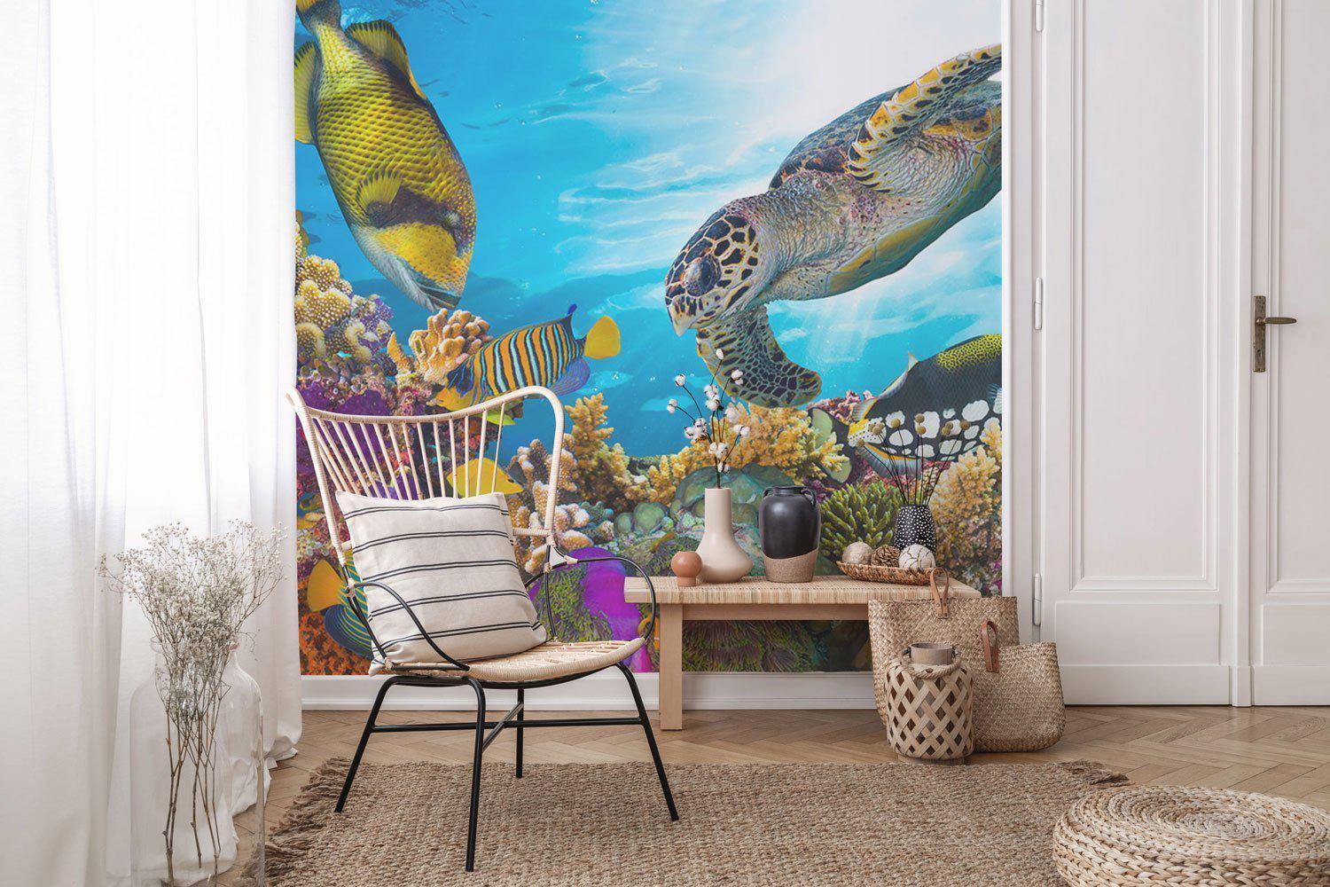 Underwater Ocean Scene Wall Mural