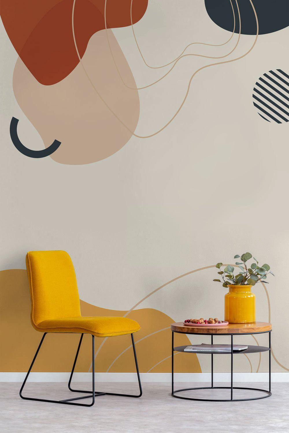 Primary colors wall mural