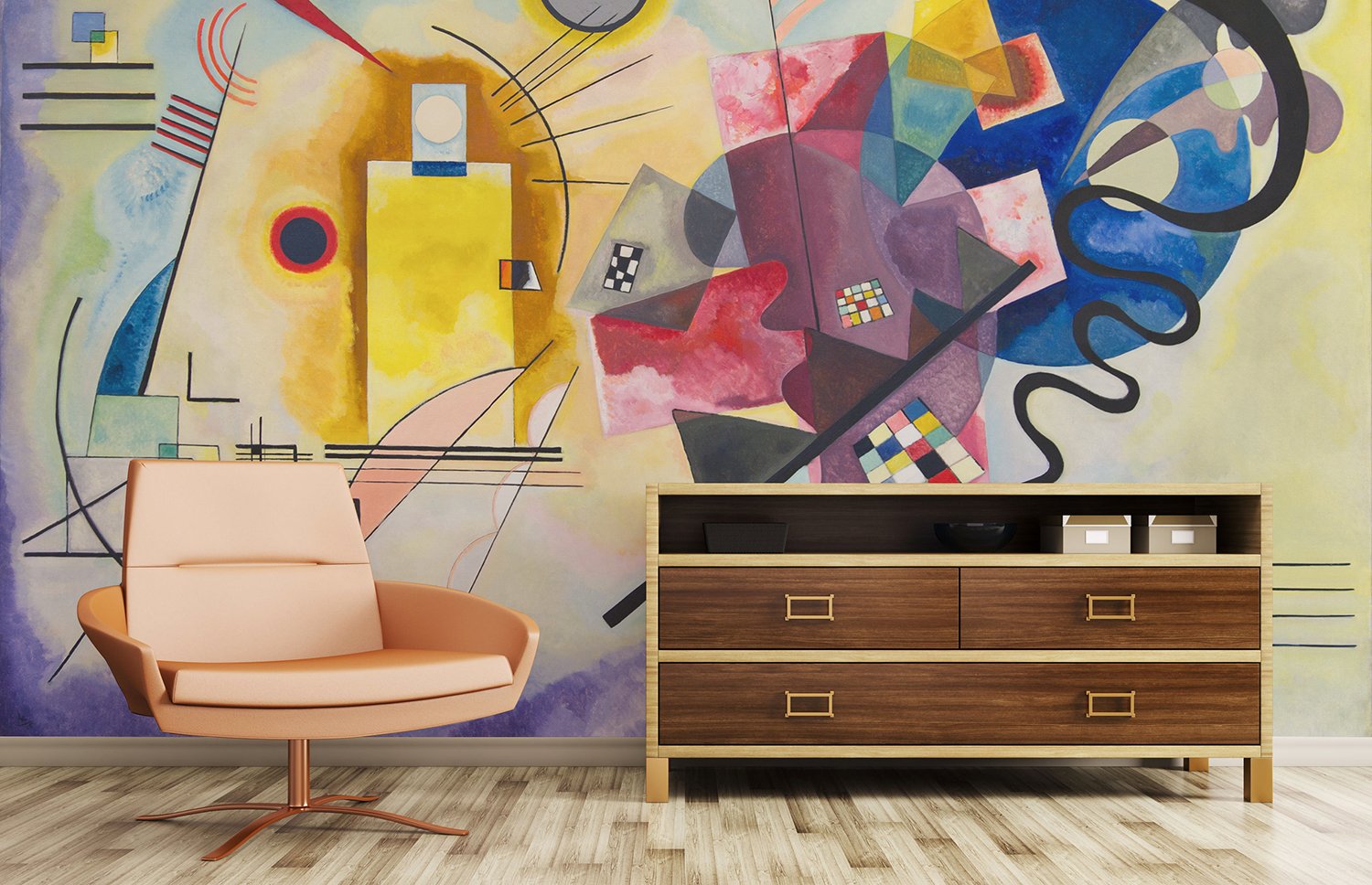 Bauhaus wall murals and wallpaper eazywallz