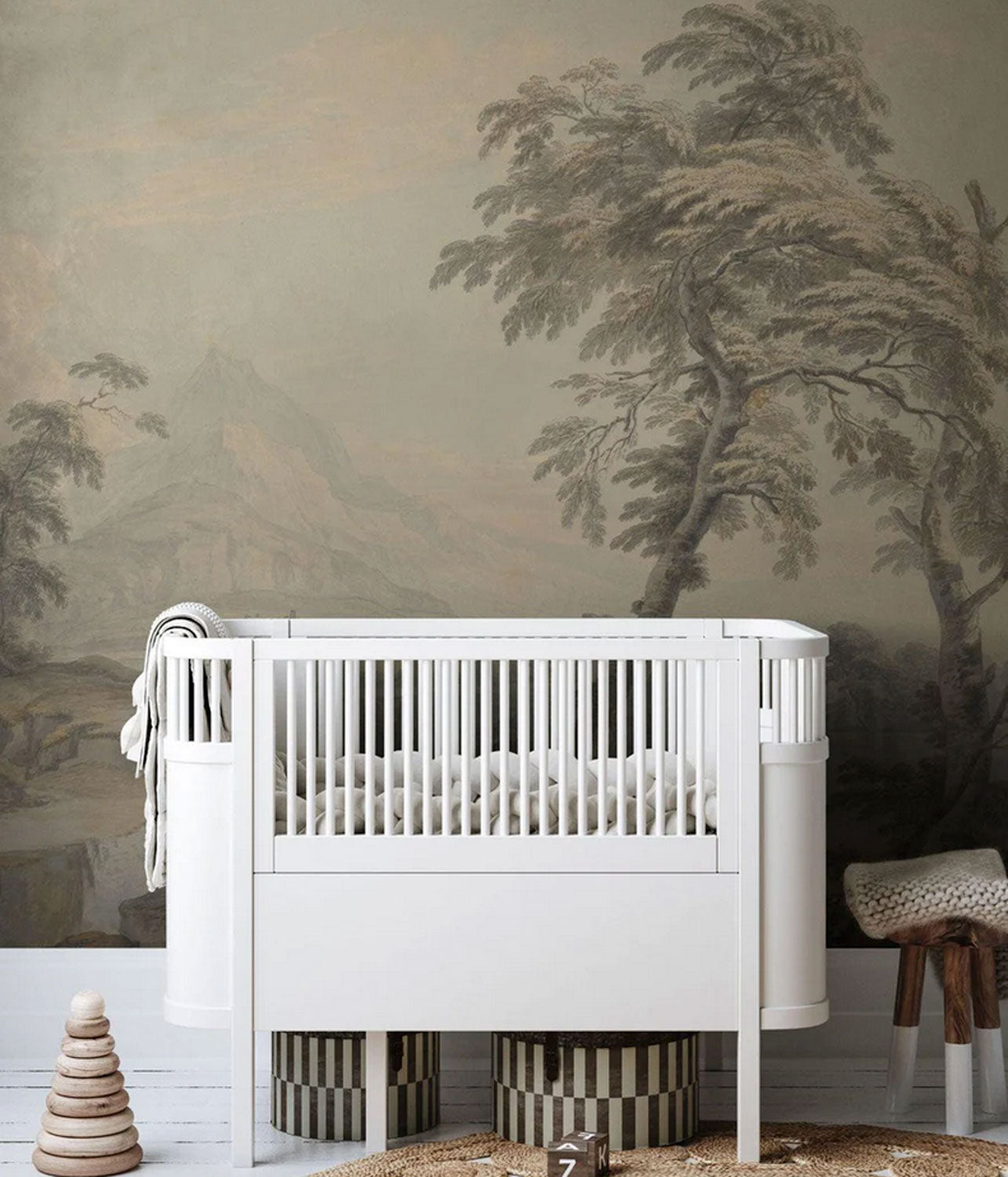 The Italianate Landscape Wall Mural for nursery