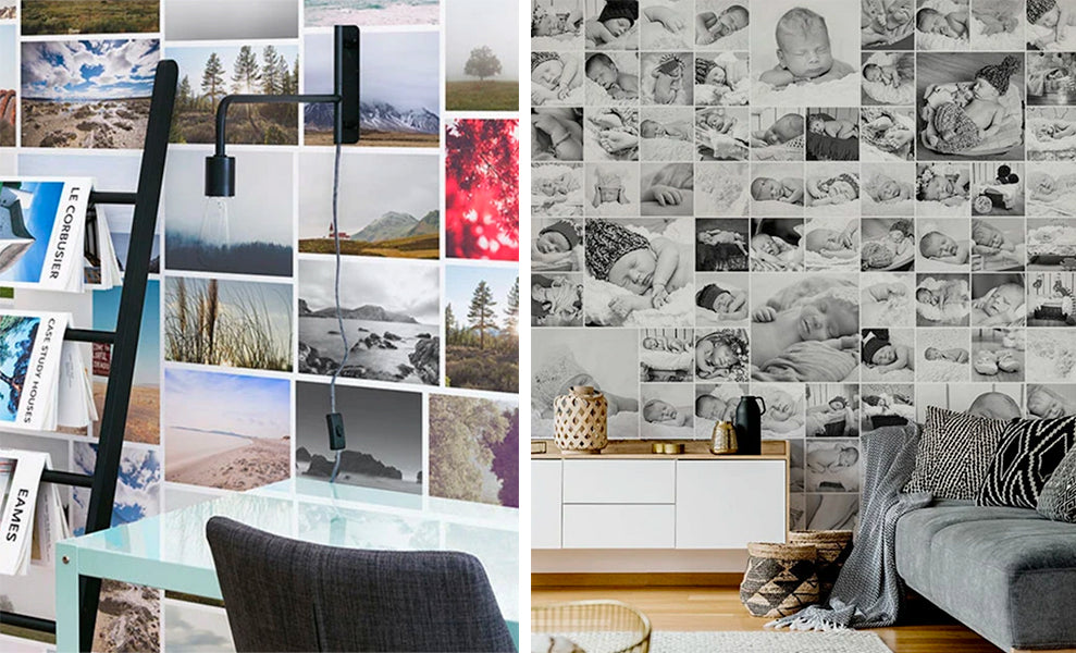 collage removable wallpaper