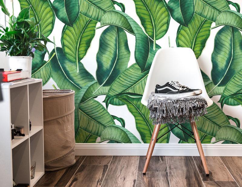 Palm Leaves Removable Wallpaper