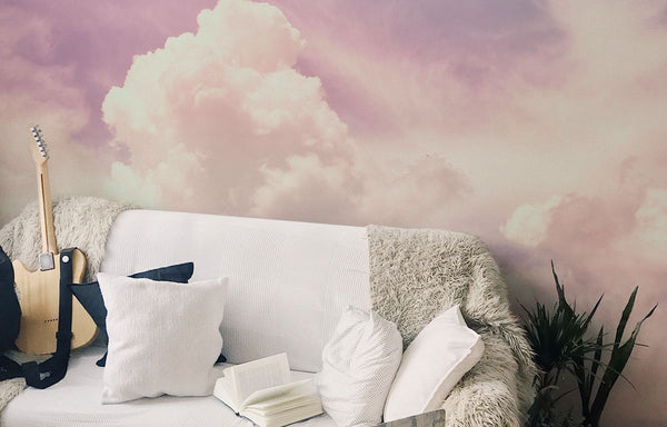 pink clouds and skies wall murals earth day nature wallpaper