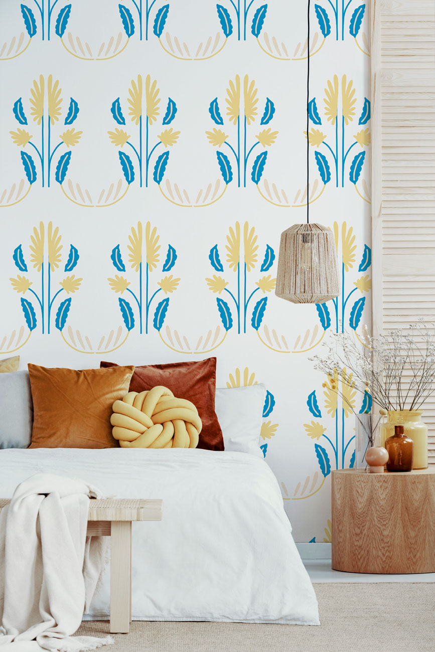 yellow removable wallpaper murals 