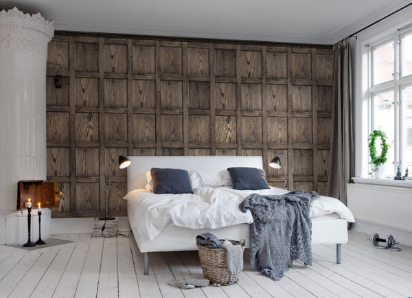 industrial style wood texture wallpaper 