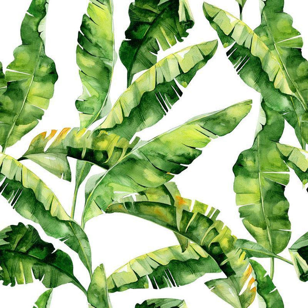 Banana Leaf Removable Wallpaper | Peel and Stick Wallpaper | Eazywallz