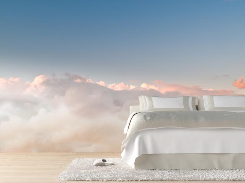 Evening above the clouds Wall Mural Eazywallz