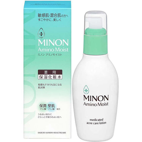 MINON Amino Moist Medicated Acne Care Lotion 150ml Sensitive Combination Skin Gentle Moisturizer