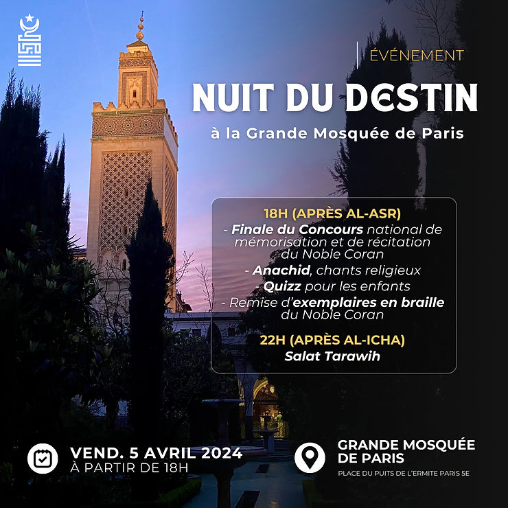 nuit du destin grande mosquee de paris