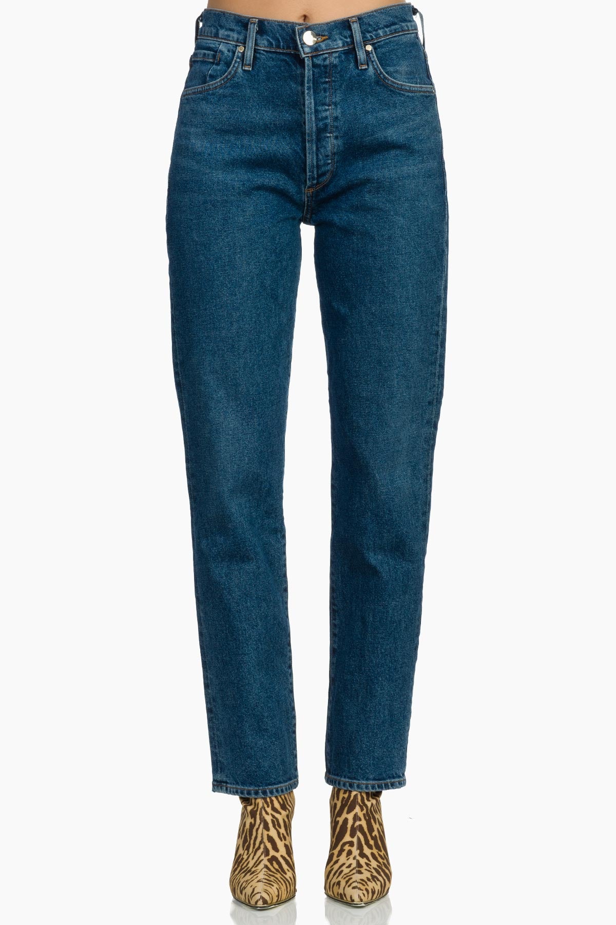 high rise relaxed jeans