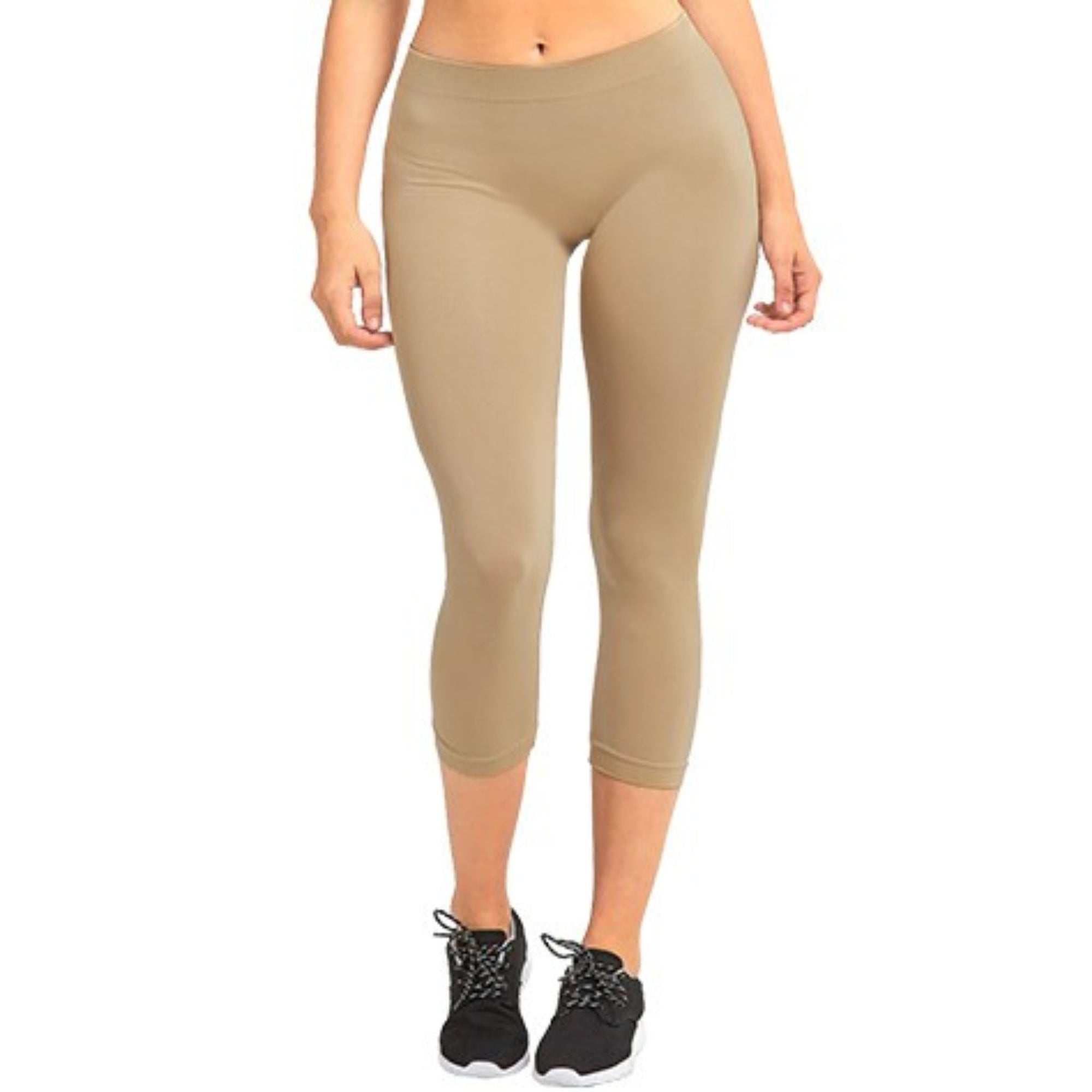 M. Rena Tummy Control Full Length Seamless Rayon Leggings. One Size (Black)  : : Clothing, Shoes & Accessories