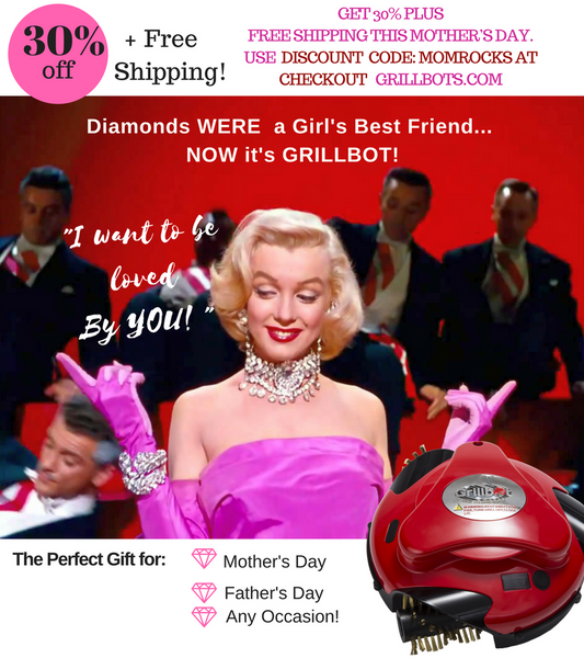 Photo of Marilyn Monroe For Grillbots Promotion of 30% Off
