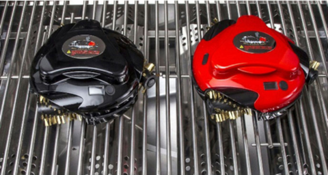 Black and Red Grillbot Grill Cleaning Robot