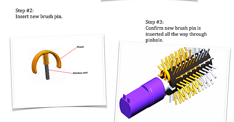 Step 2 of How-To Replace Grillbot Brush Screw