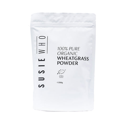Susie Who | Organic wheatgrass powder