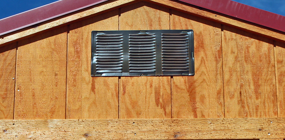 BULK - 8x16 Louvered Exhaust Vents | Shed Supply