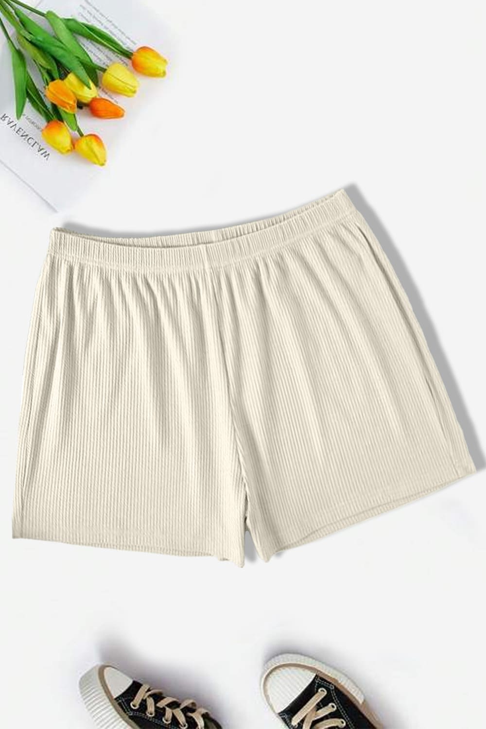 Freya Rib-Knit Shorts