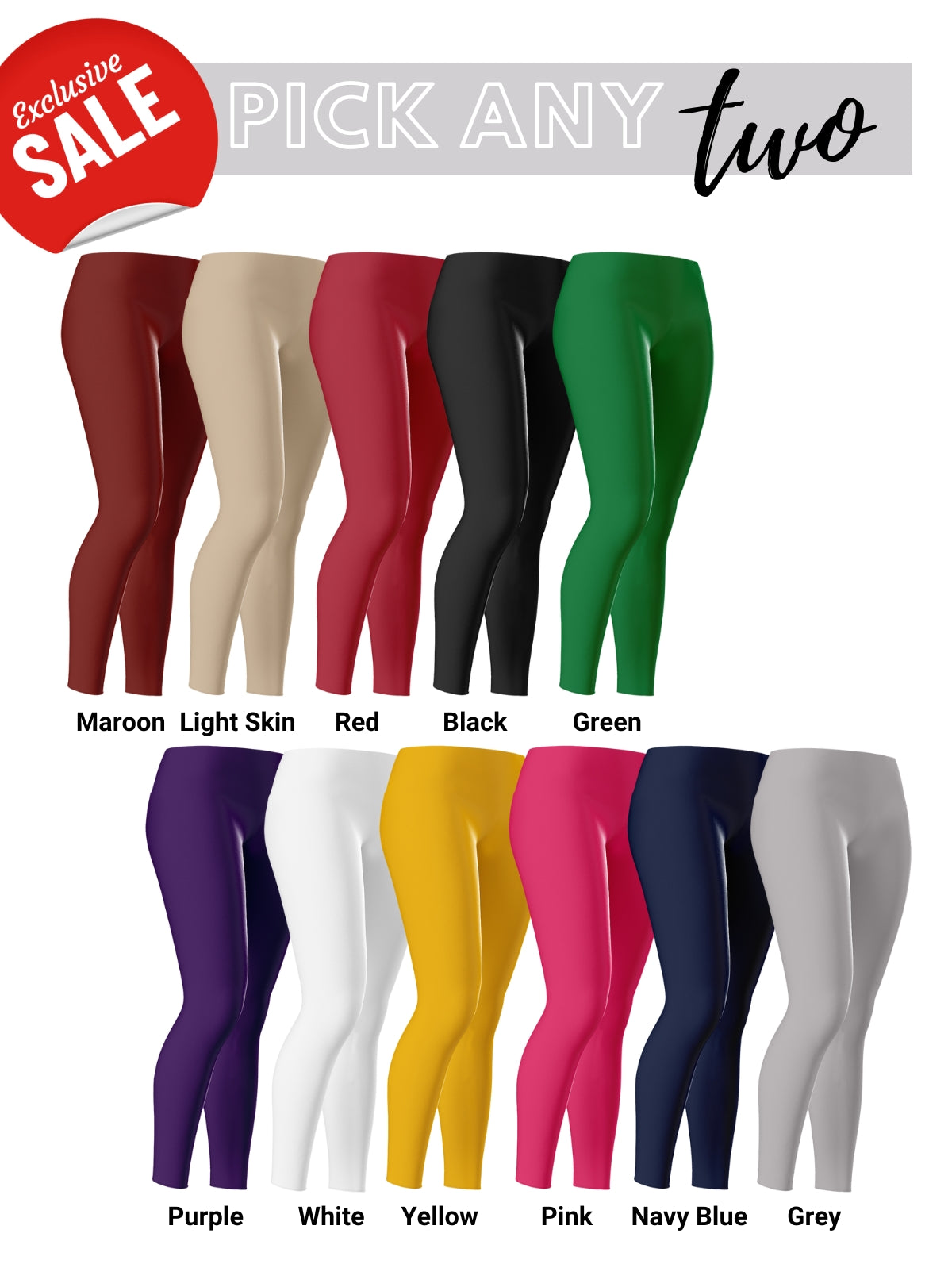 Pack Of 2 Legging Combo