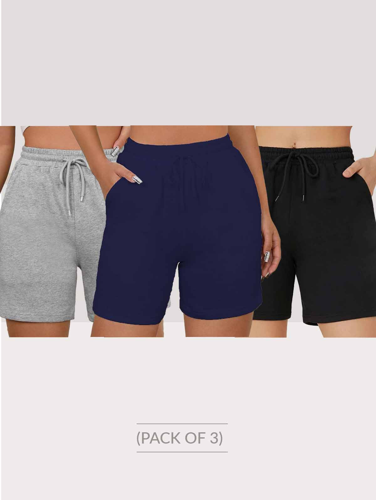 Milana Shorts Combo (Pack of 3)