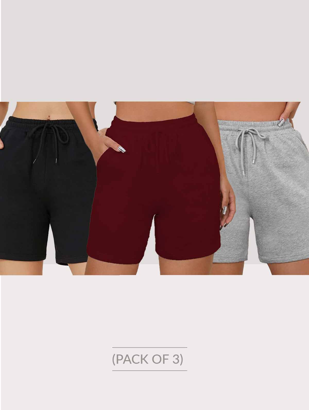 Milana Shorts Combo (Pack of 3)