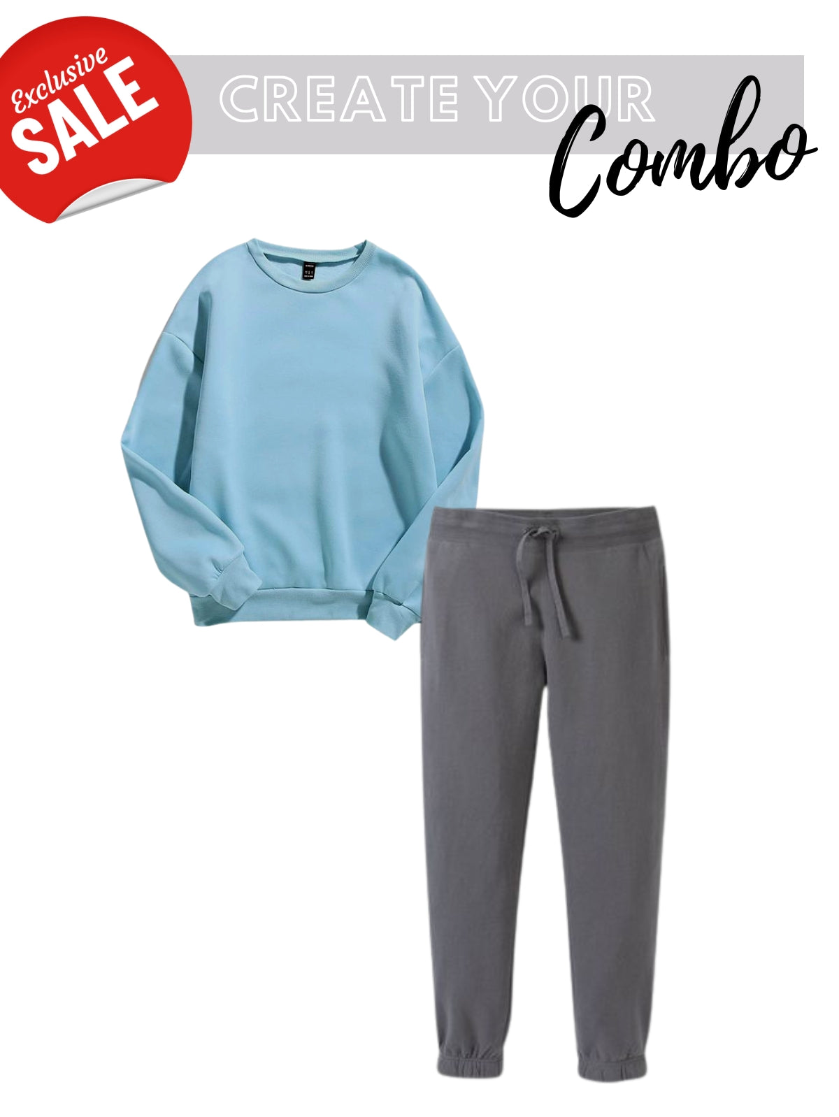 Men's Sweatshirt + Jogger Combo