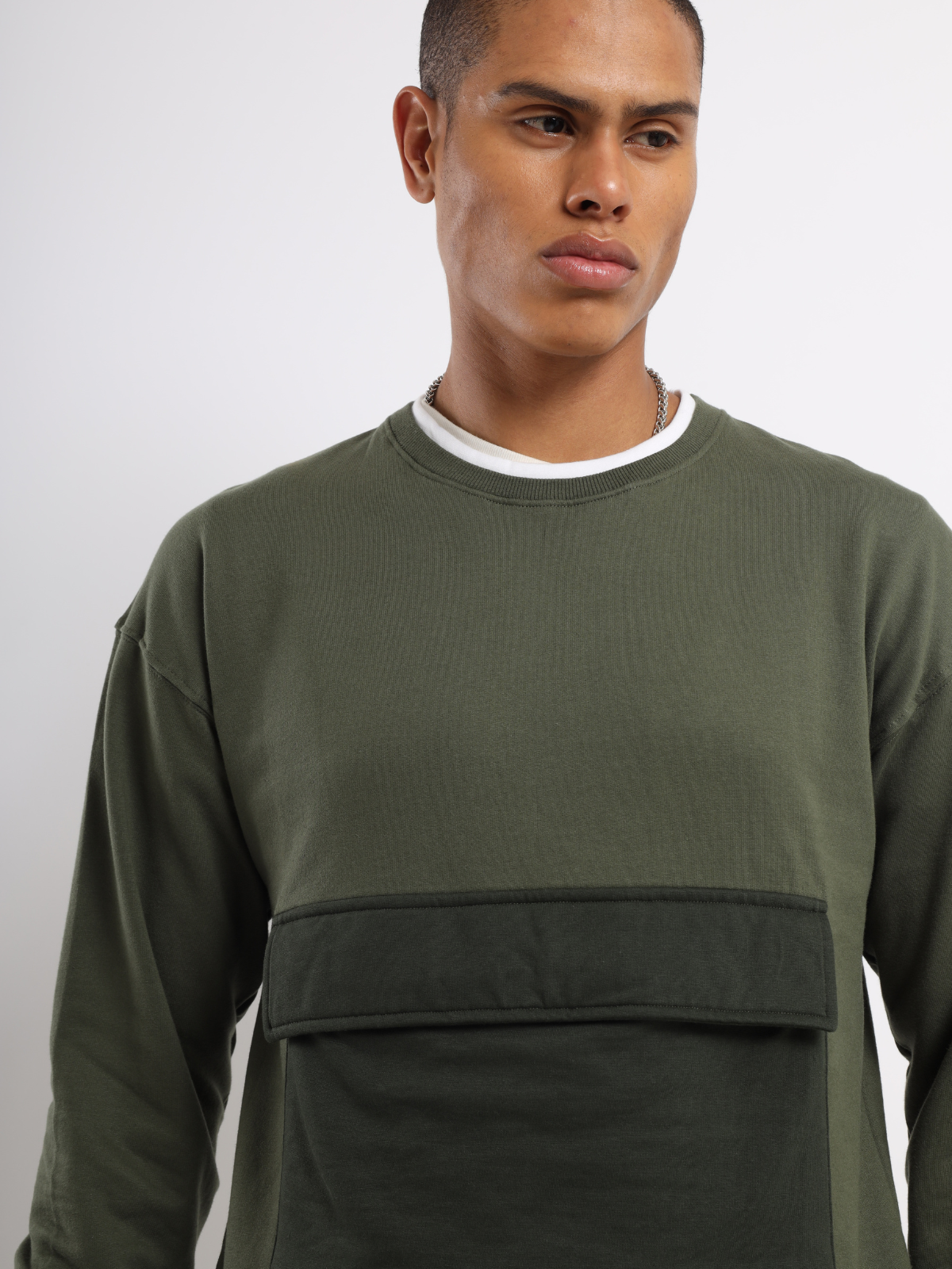 Utility Pocket Sweatshirt