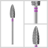 Tungsten Carbide Nail Drill Bit Cutter For Manicure Machine Carbide Electric Nail Drill Milling Cutter For Nail File Accessories