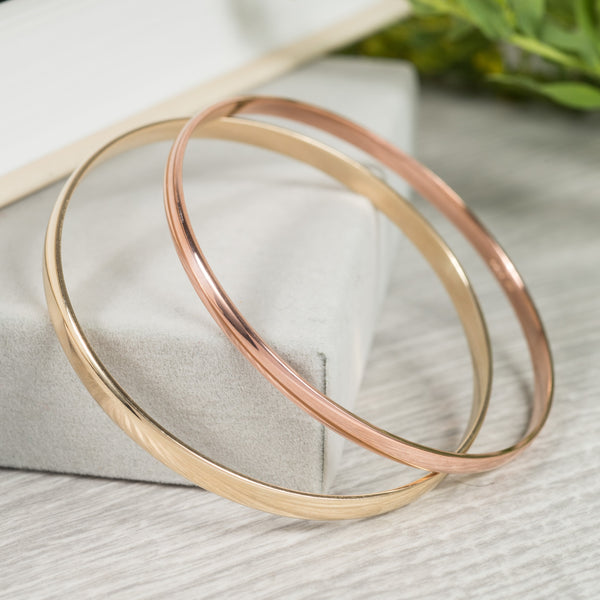 The Brompton 9ct Solid Gold Bangles