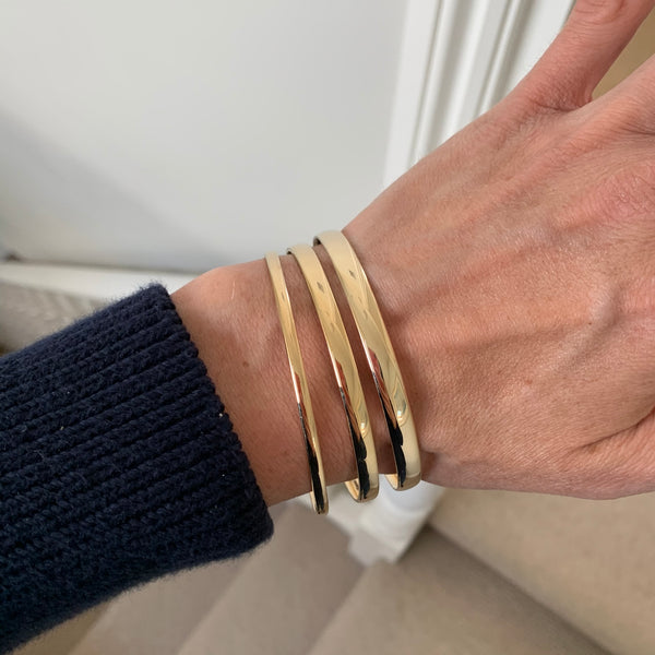 Brompton 9ct Solid Gold Bangles