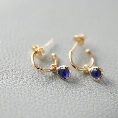 Hampton Sapphire Drop Earrings