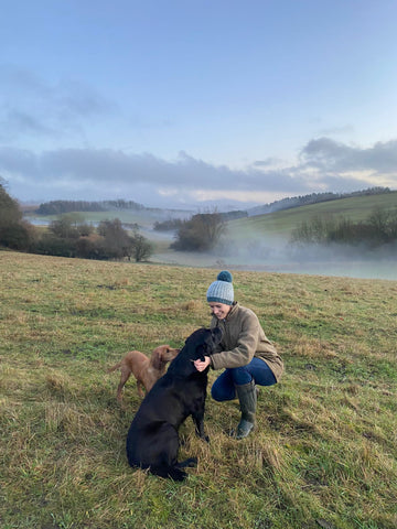 Tessa and her dog