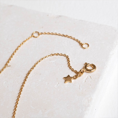 star gold necklace 