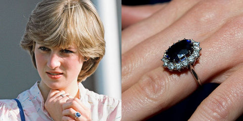 Princess Diana's sapphire and diamond engagement ring