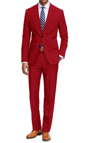 a man in a red suit