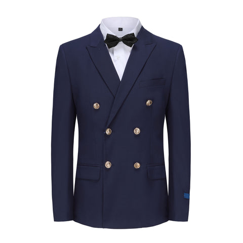 mens double breasted navy suit