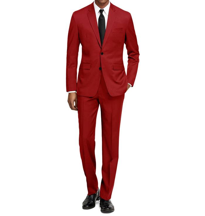 Men's Royal Blue 2 Piece Fashion Formal Suit Slim Fit Two Button Business  Suit -  Finland