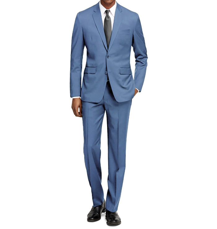 Braveman Men's Slim Fit 2-Piece Suit  Sea Green, Black, White, & Dusty Rose