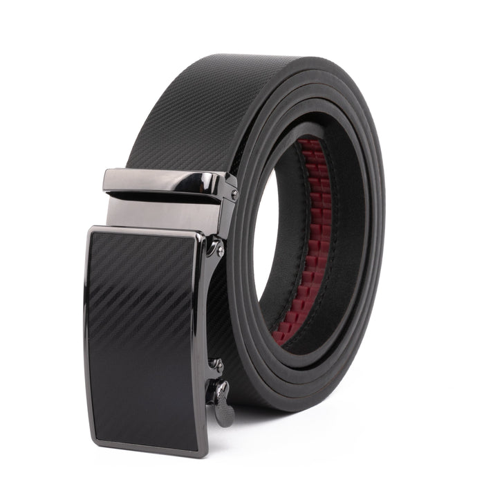 Buy Wholesale China Genuine Leather Belt Men With Ratchet Easier Slide  Adjustable Automatic Buckle & Belt Men at USD 20