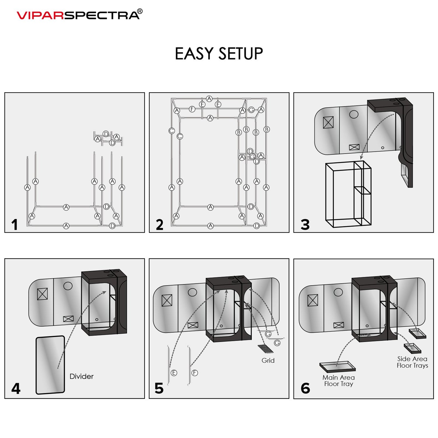 Viparspectra 2 In 1 Grow Tent 3 X 2