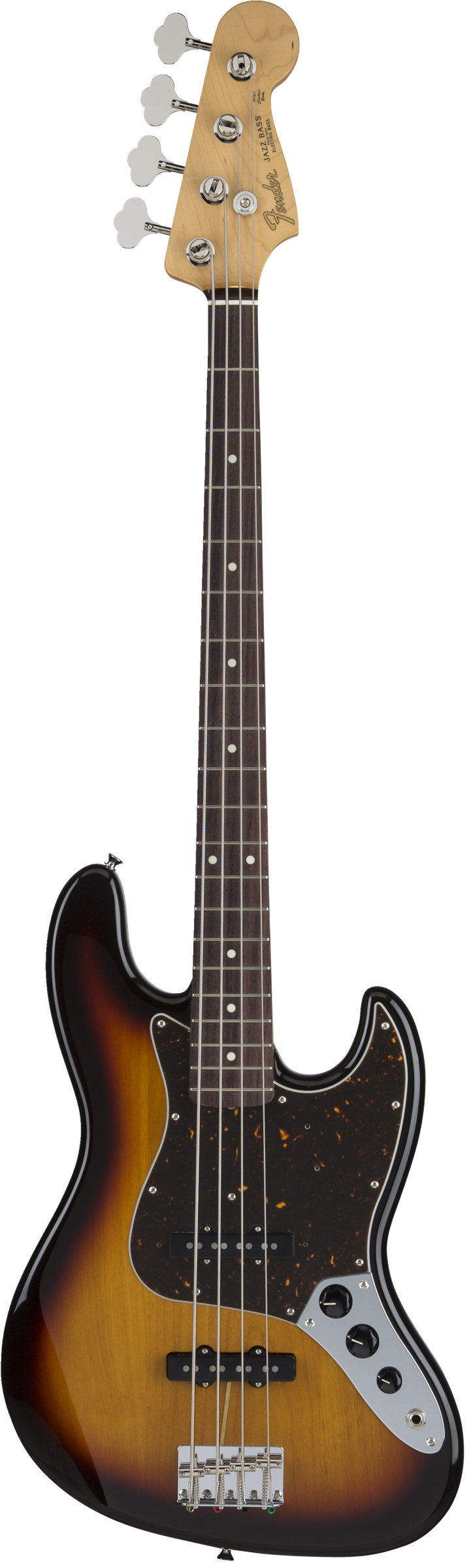 MIJ Hybrid '60s Jazz Bass®, Rosewood Fingerboard, 3-Color Sunburst