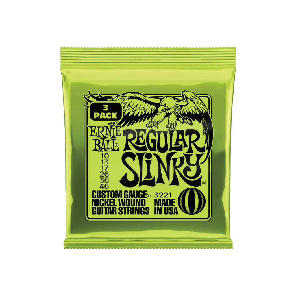 Ernie Ball Regular Slinky Electric Guitar Strings 10-46 – Chicago Music  Exchange