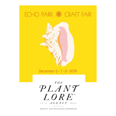 the plant lore local natural skincare market flyer