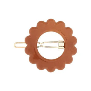 Daisy Hair Clip (Taupe) - Broomtail