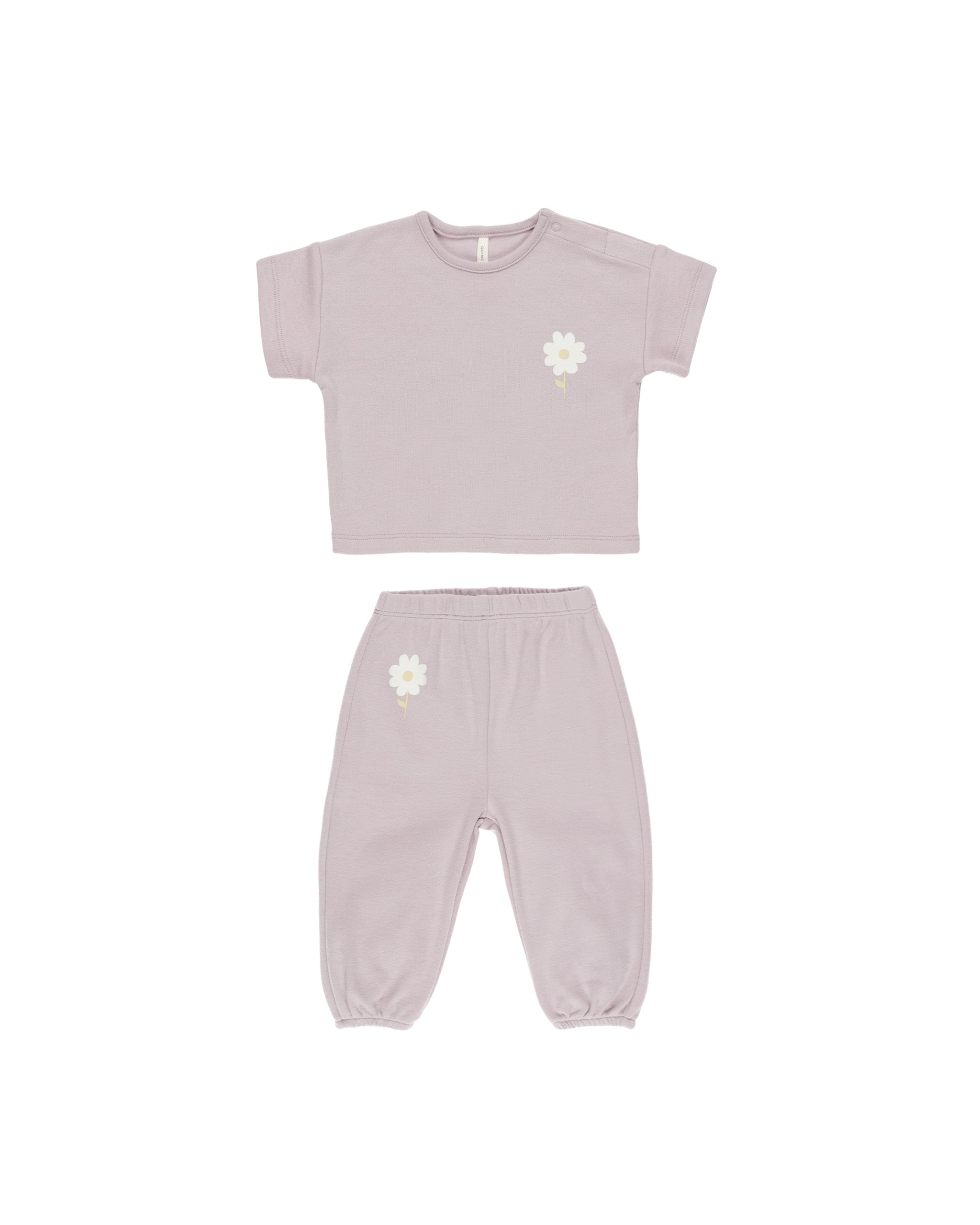 Jersey Tee + Pant Set (Daisy)