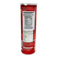 Back graphic image of Lay's Stax Potato Chips - Hot Chili Squid Flavor 3.63oz (103g)