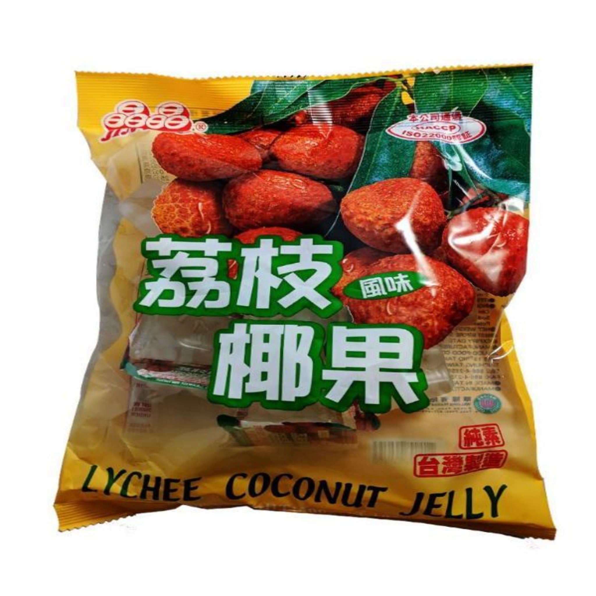 Jin Jin Coconut - Lychee Flavor 14.1oz - 晶晶 椰果果冻 - 荔枝口味 14.1oz